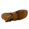 Sandales franciscains en cuir marron claire pour homme