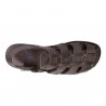 Mönch-Sandalen für Männer aus schlamm Leder in Italien von Handgefertigt