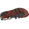 Women's dark brown gladiator sandals Handmade in Italy