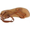 Herren-Sandalen im Gladiator-Stil aus Leder Lederbarbig in Italien von Handgefertigt