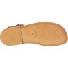 Light brown men's gladiator sandals Handmade in Italy