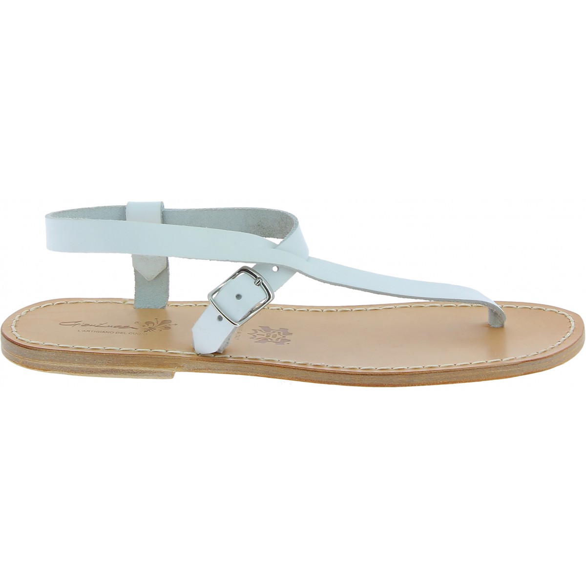 mens white leather thong sandals