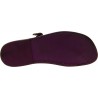 Sandalias de piel violeta para hombres hechas a mano