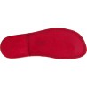 Handgefertigte rotes Leder-Sandaletten für Männer