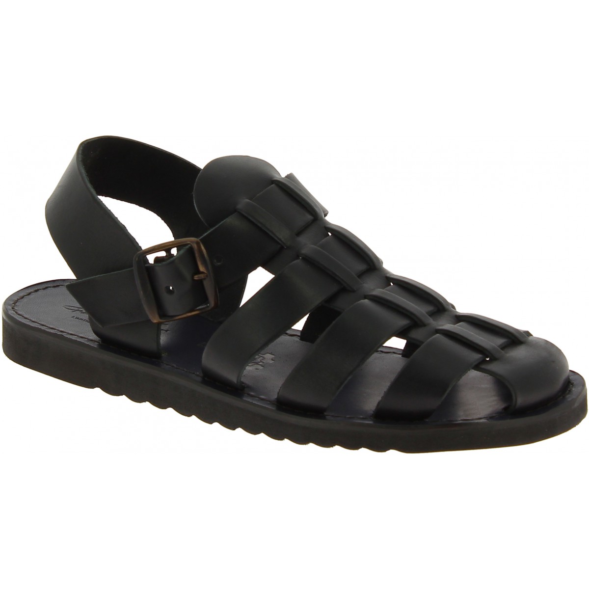 Mochi Mens Leather Black Sandals (Size (6 UK (40 EU)) : Amazon.in: Fashion-anthinhphatland.vn