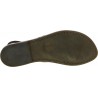 Sandali alla schiava artigianali in pelle color fango