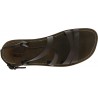 Men's mud color leather Franciscan sandals Handmade in Italy