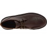 Chaussures basses homme en cuir marron foncé artisanales fabriqué en Italie