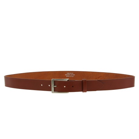 Vegetable tanned leather belt with classic metal buckle | The leather ...