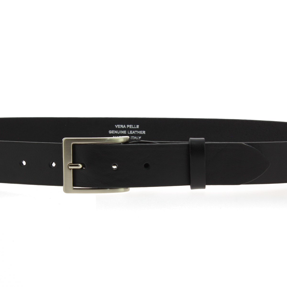 Shape patent leather belt