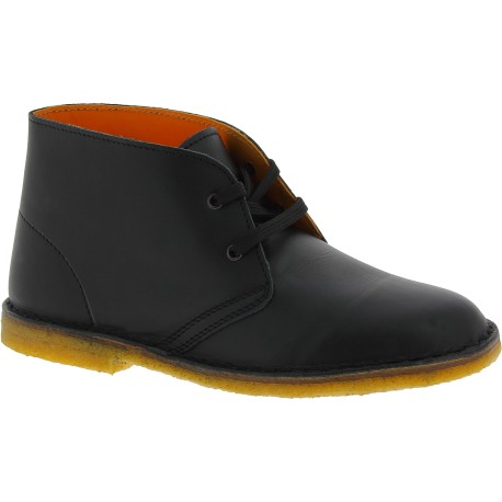 Child's chukka boots in yellow leather handmade in Italy