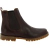 Chelsea ankle boot in dark brown leather and Vibram sole