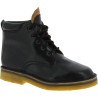 Handcrafted women's ankle boots in black vegetable tanned leather