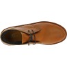 Men's tan leather low top shoes with winter lining