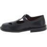 T-Bar-Schuhe aus schwarzem Leder für Damen Handgefertigt in Italien