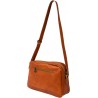 Cross-body bag in vegetable tanned leather handmade in Italy