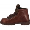 Mountain boot in vegetable-tanned leather in dark brown color