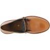 Men's brown leather chukka boots with winter lining